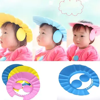 

1 Pcs Adjustable Baby Kids Shampoo Shower Bathing Bath Protect Ear Wash Hair Cap Hat