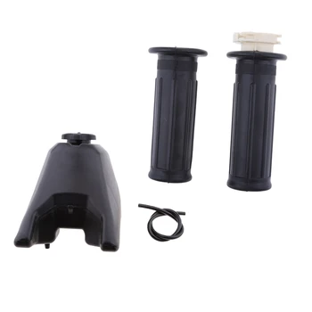 

Fuel Storage Tank w/ Cap & Fuel Pipe & Handlebar Twist Grips for Yamaha PW50