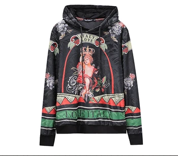 

Spring and Autumn New Sanitary Clothes Men's Fashion Individual Letter Printing Slimming Top Coat hoodies Men's Fashion