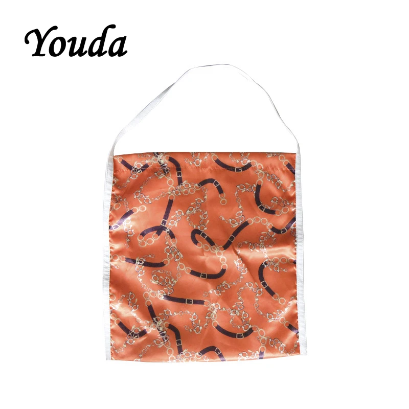 Youda новый оригинальный Шелковый материал дамская сумка через плечо большая