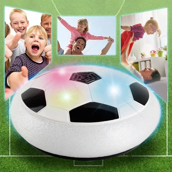 

Levitate Soccer Ball Air Cushion Floating Foam Football LED Light Music Gliding Toys Soccer for Kids Toy Gift size S/M/L