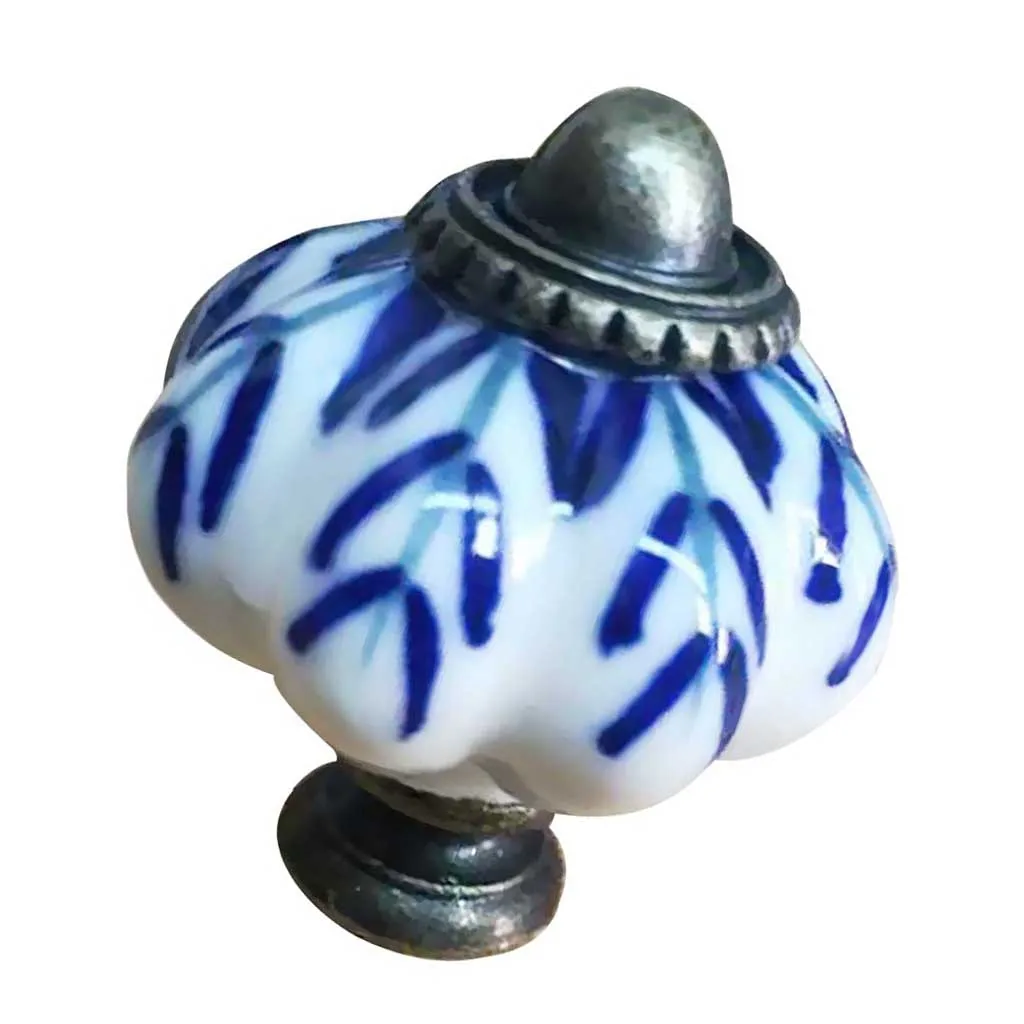 1 Piece Ceramic Pottery Door Pull Handles For Furniture, Kitchen Cabinet Handles