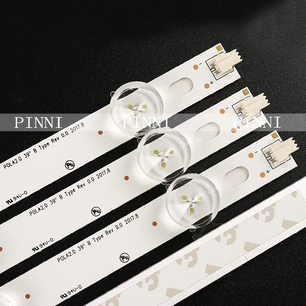 Лампы светодиодный подсветка полосы для LG 39LN5757 39LN5758 39LN575R 39LN575S-ZE телевизионный светильник бар комплект светодиодный POLA2.0 3" A B Тип