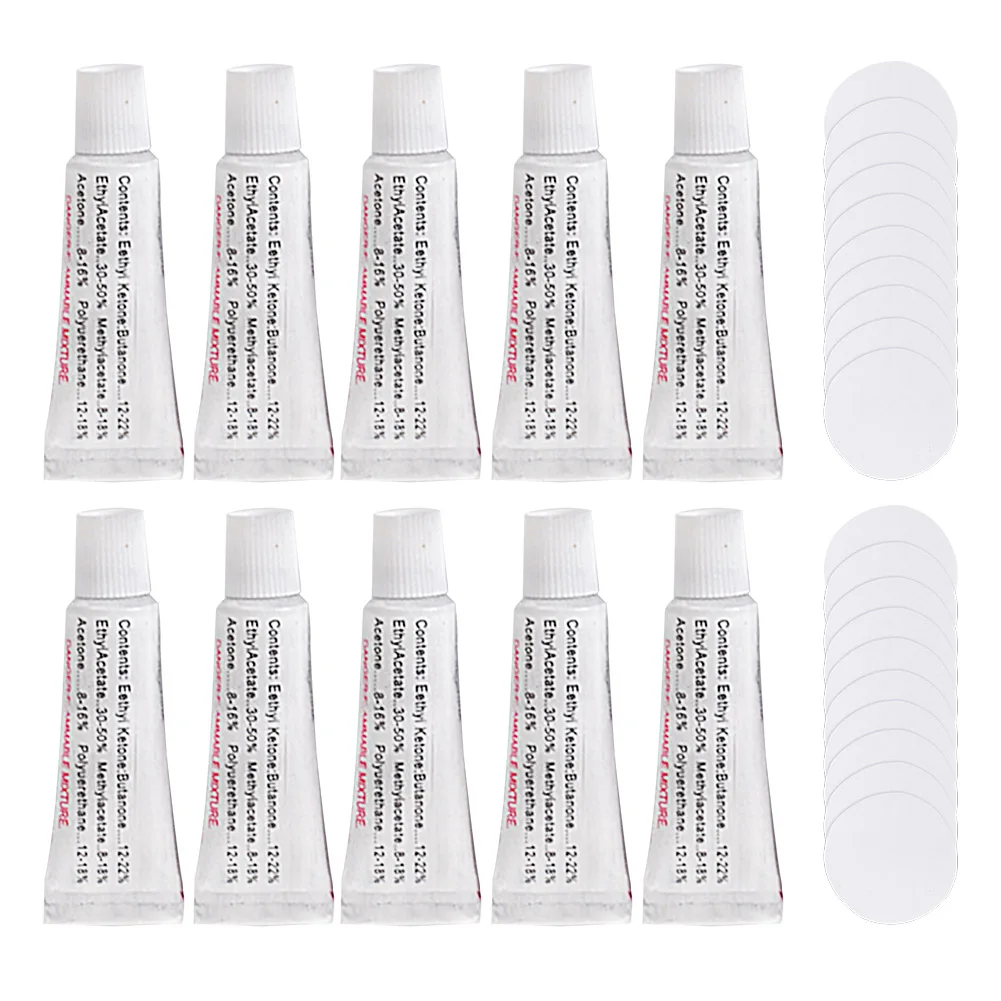 

10pcs PVC Special Glue For Swimming Pool Repair Kit Swimming Pools Puncture For Inflatable Raft Repair Patch Glue Kit Spa