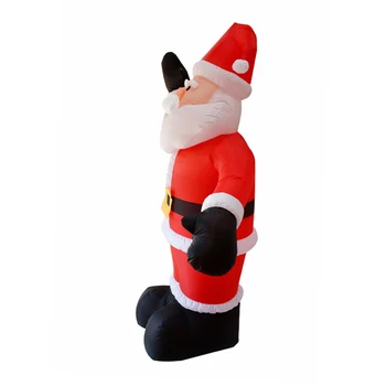 

Christmas-Giant-Inflatable-LED Waving Santa Claus 2.4m Inflatable Decoration for Garden Holiday Xmas Decoration with Blower S24