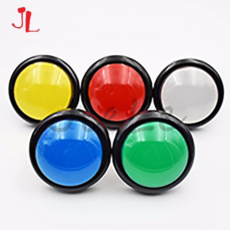 

100mm Big Dome Convex Type LED Lit Illuminated Push Buttons For Arcade Machine Video Games Parts