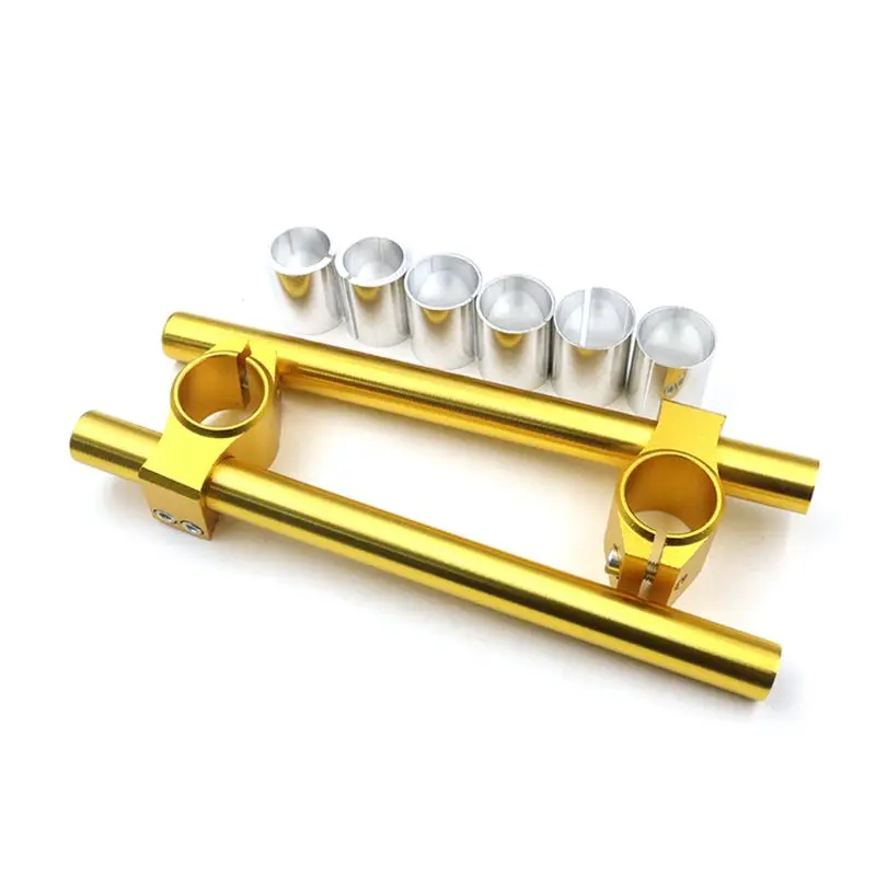 Adjustable CNC Motorbike Handlebars Clip On Fork Racer 25,29,31,33mm Removable Handlebar Motion