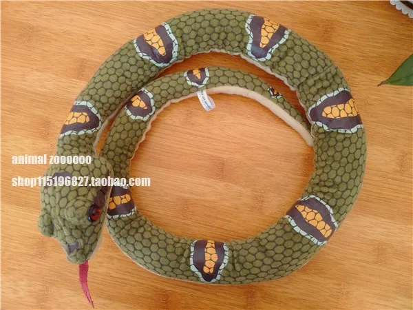Милый Rhabdophis Tigrinus змея моделирование животных кукла вещи плюшевые игрушки Детский подарок на день рождения Рождественский подарок