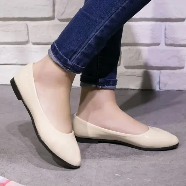

2017 Spring New Style Fashion Shallow Mouth WOMEN'S Shoes round Flat WOMEN'S Flat-heeled Shoes Low-top Shoes Candy-Colored Shoes