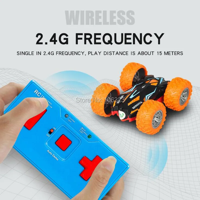 Mini RC Double side Stunt Car 360 Degree Rotation Two side Remote Control Toys Multiplayer Competition 1 Mini RC Double side Stunt Car 360 Degree Rotation Two side Remote Control Toys Multiplayer Competition 4