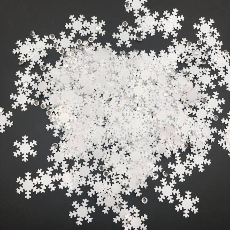 2019 New Year Christmas Activities Party Decoration Sequins Santa Snowflake Deer Shape Hot Sales |