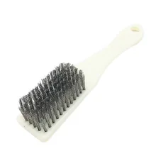 6 ряд ремесел из нержавеющей стали проволочные щетки оливковое атомное резное Нефритовое Jingang Pipal дерево Чистящая Щетка утолщенная A