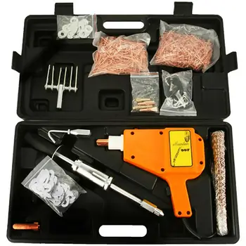 Best 800VA Car Body Repair Tools Spot Welder Dent Puller Kit Spot Welding Spotter Dents Remover Stud Gun Set Auto Repairing