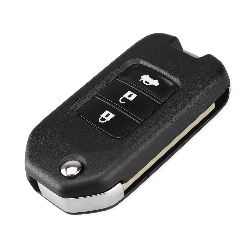 KEYYOU 10x3 кнопки модифицированный флип-пульт дистанционного ключа Корпус брелок для Honda greiz Civic City XRV Vezel