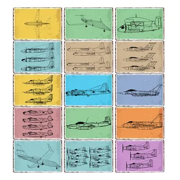 

Classic Airplane Fighter Metal Signs Plane Wall Poster Retro Iron Painting Vintage Plaque Pub Bar Home Decor 20*30cm