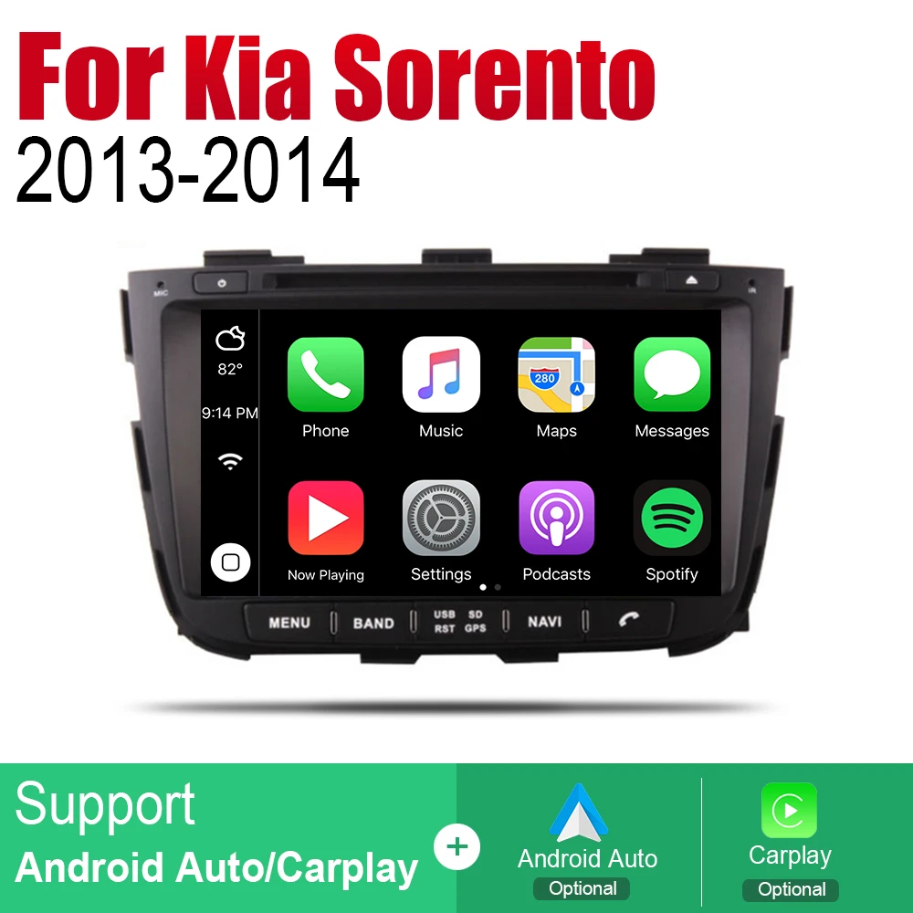 ZaiXi Android автомобильное радио стерео DVD GPS навигация для Kia Sorento 2013 ~ 2014 Bluetooth wifi 2din