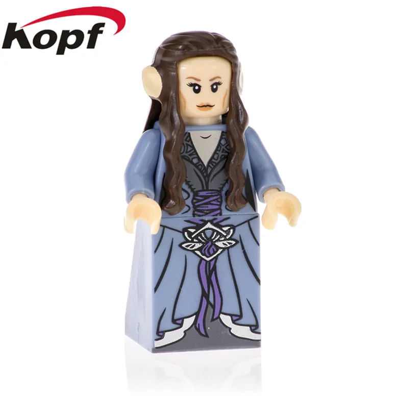 

20Pcs Wholesale PG547 Building Blocks Galadraril Arwen Frodo Baggins Bricks Action Figures Collection Gift For Children Toys