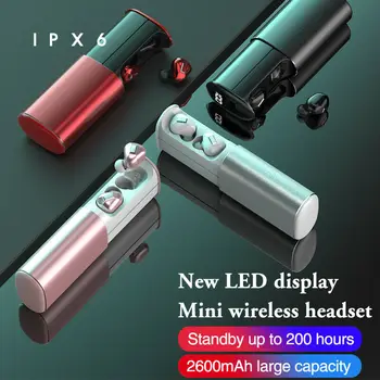 

AU TWS Bluetooth 5.0 Headset Twins Wireless Headphone Stereo Earphones Earbuds