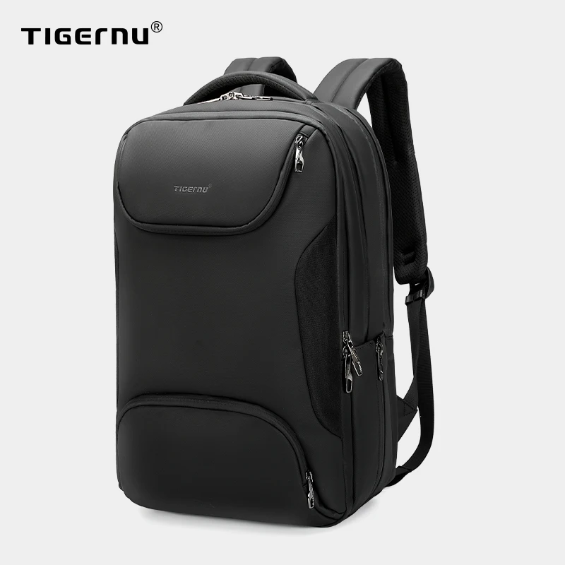 Tigernu 15.6 inch Men Anti-theft Laptop Backpack TPU Waterproof Male Bag USB Charging Travel Bags For Men High Quality Mochilas