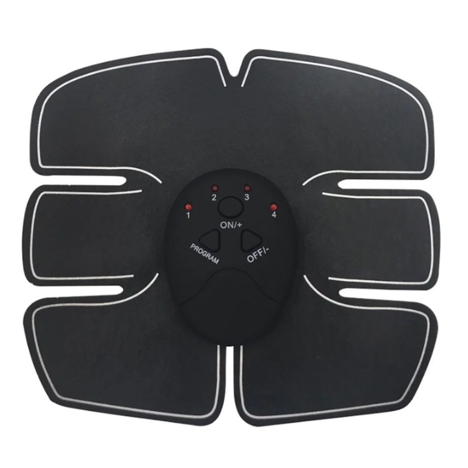 Цвет: желтый Electric Abdominal Muscle Training Machine Body Slimming Fat Burning Exerciser Fitness Buttock Tighter Stimulator With Hydrogel - Цвет: Цвет: желтый