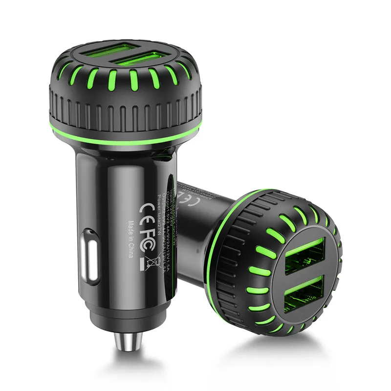 Tkey USB Автомобильное зарядное устройство quick charge 3,0 для мобильного телефона адаптер двойной USB быстрая зарядка Dash зарядное устройство для samsung huawei xiaomi - Тип штекера: B1