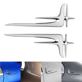 

1 Pair Car Emblem Left Right Side Fender Badge Sticker Auto Body Decal Stickers For Mercedes benz AMG A B R G Class Car-styling