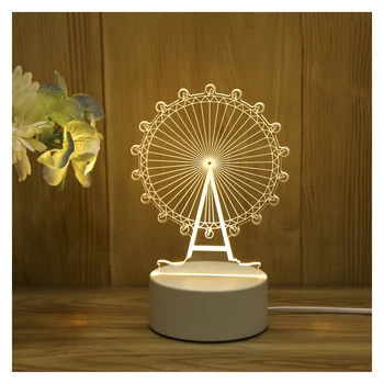 

3D Night Light Creative Small Table Lamp Bedroom Dormitory Company Event Giveaway Graduation Gift Christmas Eve