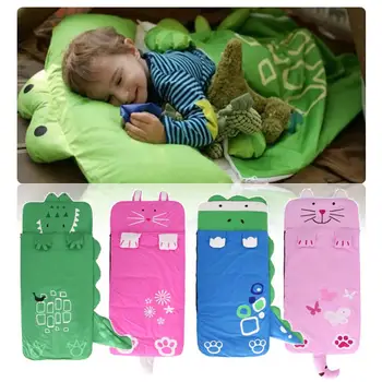 

Kids Plush Animal Sleeping Bag Soft Cotton Childrens Sleeping Sack
