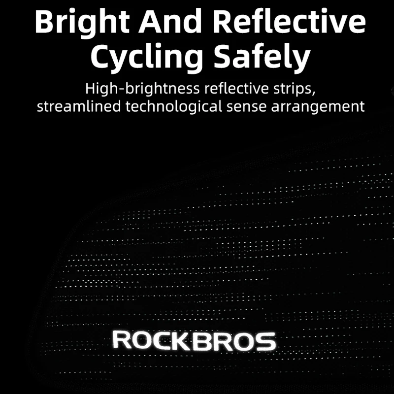 ROCKBROS Cycling Bike Bicycle Top Front Tube Bag Waterproof Frame Bag Big Capacity 1.1L MTB Bicycle Pannier Reflective bike bag,bicycle bag,bike accessory,bike storage box