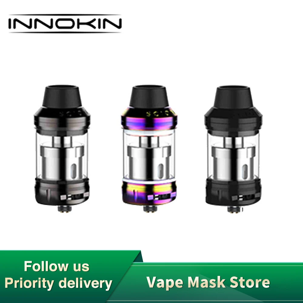 

2ml Innokin Scion 2 Coil Subohm Tank 24mm Diameter with All-new 0.15ohm Coil Top Fill Design Ecigarette Vape Tank Atomizer
