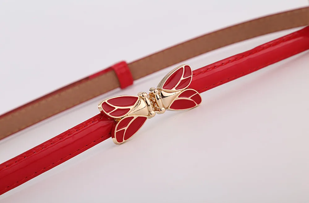 Buckle-free Belt For Jean Pants Dresses Elegant Fashion Women Belt Buckle Leather Waistband Accessories High Quality