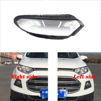 

For ford ecosport 2013 2014 2015 front headlamps transparent lampshades lamp shell masks headlights cover lens Headlight glass