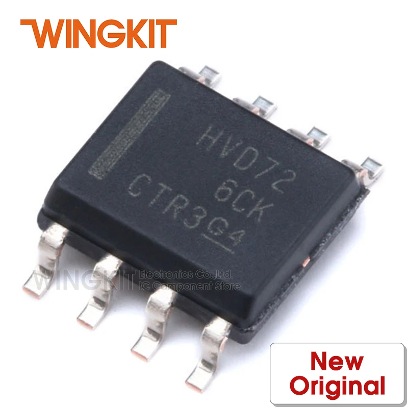 5 шт. SN65HVD72DR SOIC8 SN65HVD72D SN65HVD72 SN65HVD7 / HVD72 SOIC-8 3 В полудуплексный RS-485 с IEC ESD 250 кбит/с |