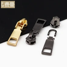 2pcs Zipper accessories can be removed and replaceable metal no. 5 zipper special household bag zipper head decoration