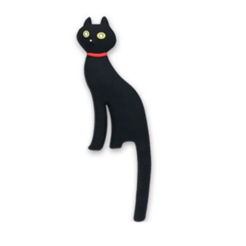 Fridge Magnet Hook Cat Wall Mount Key Holder Cartoon Magnetic Sticker Hooks Gift - Цвет: 8