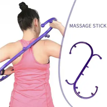 

Back Hook Massager Neck Self Muscle Pressure Stick Tools Manuel Trigger Point Massage Home Fitness Equipments