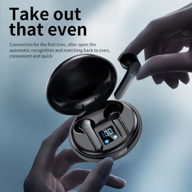 TWS wireless headset binaural mini sports new 5.0 digital display f9 bluetooth headset