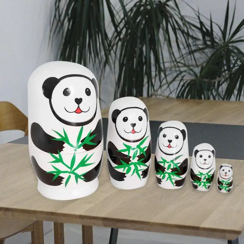 Рождественские игрушки Матрешки Русский Матрешка куклы игрушки деревянные матрешки куклы ремесла игрушки для детей