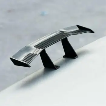 

ABS Plastic Stereo Carbon Fiber Universal Mini Car Tail Trunk Spoiler Wing Small Model Gt Without Perforation Tail Decoration