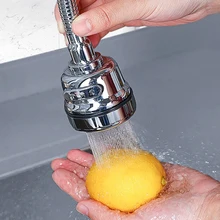 Kitchen Sink Extension Faucet Creative Swivel Tap Connector Overflow Prevention Water Saving 3 Gears Faucet Accessories