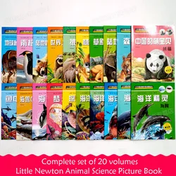 Livros quadrinhos para crianças de 3 a 12 anos, livro quadrinho de histórias infantis phonetico de animais infantis chineses com leia encaixe