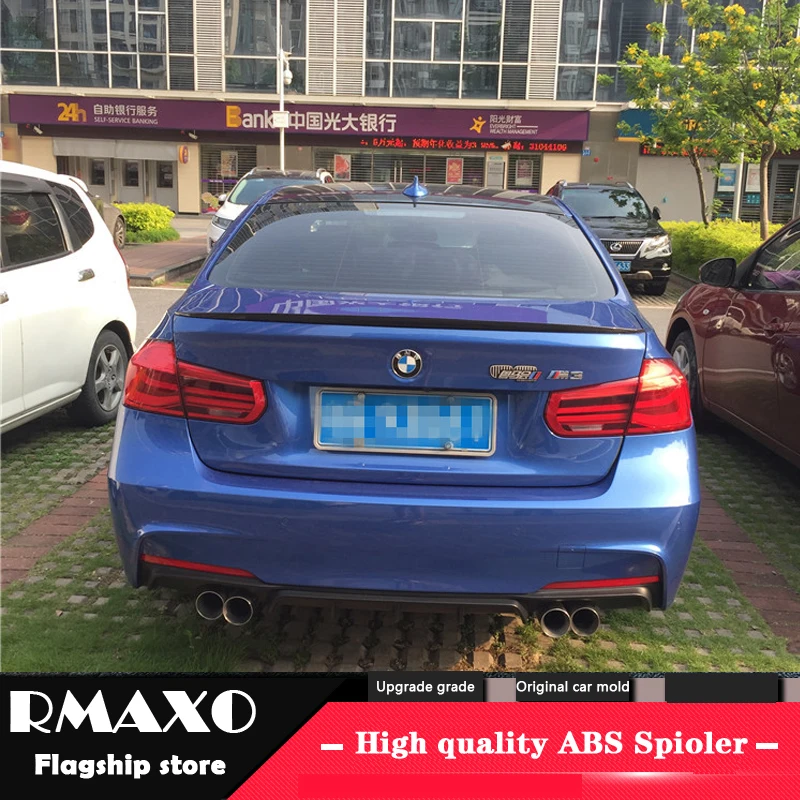 Спойлер для BMW M3 F30 F35 2012 2016 320li325li высококачественный материал ABS Автомобильный