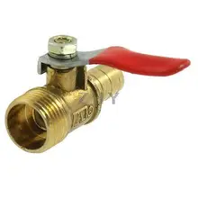 10 мм отверстие хвост OD 1/" PT Мужская резьба газовый пневматический шарик клапан