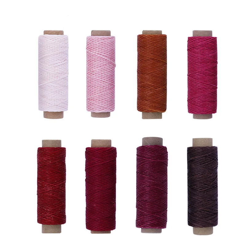 Carrete 50m Manualidades Carrete De Hilo De Cuero Encerado 50m - 36 Colores, 150D, Para Costura A Mano, Reparaciones Y Manualidades Hilo Coser Cuero