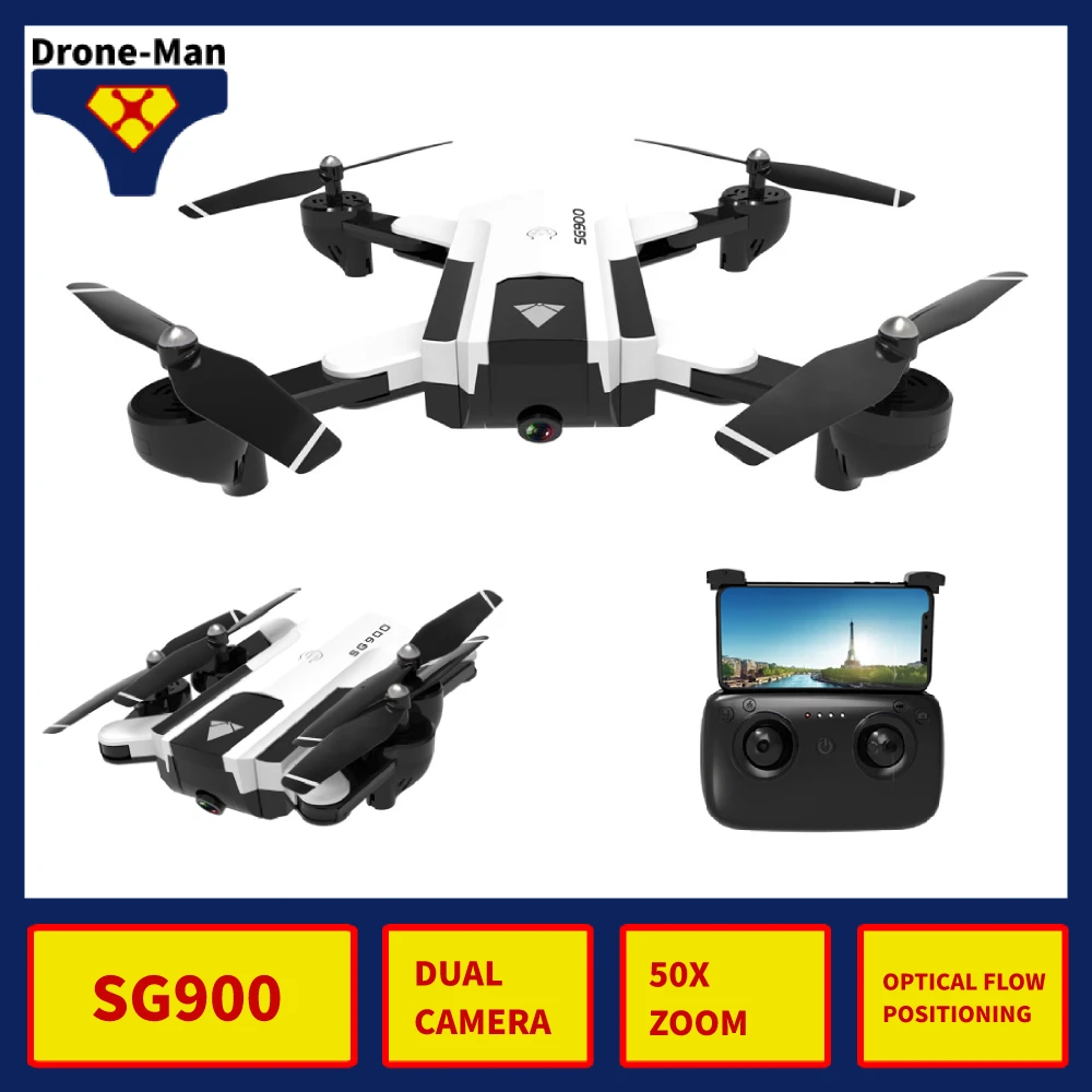SG900 профессиональная камера Дрон 4K WIFI HD FPV RC самолет Квадрокоптер вертолет селфи