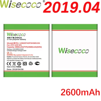 

Wisecoco LI3820T43P3H585155 2600mAh New Battery For ZTE LEO M1 V983 N983 U960E High Quality Phone battery