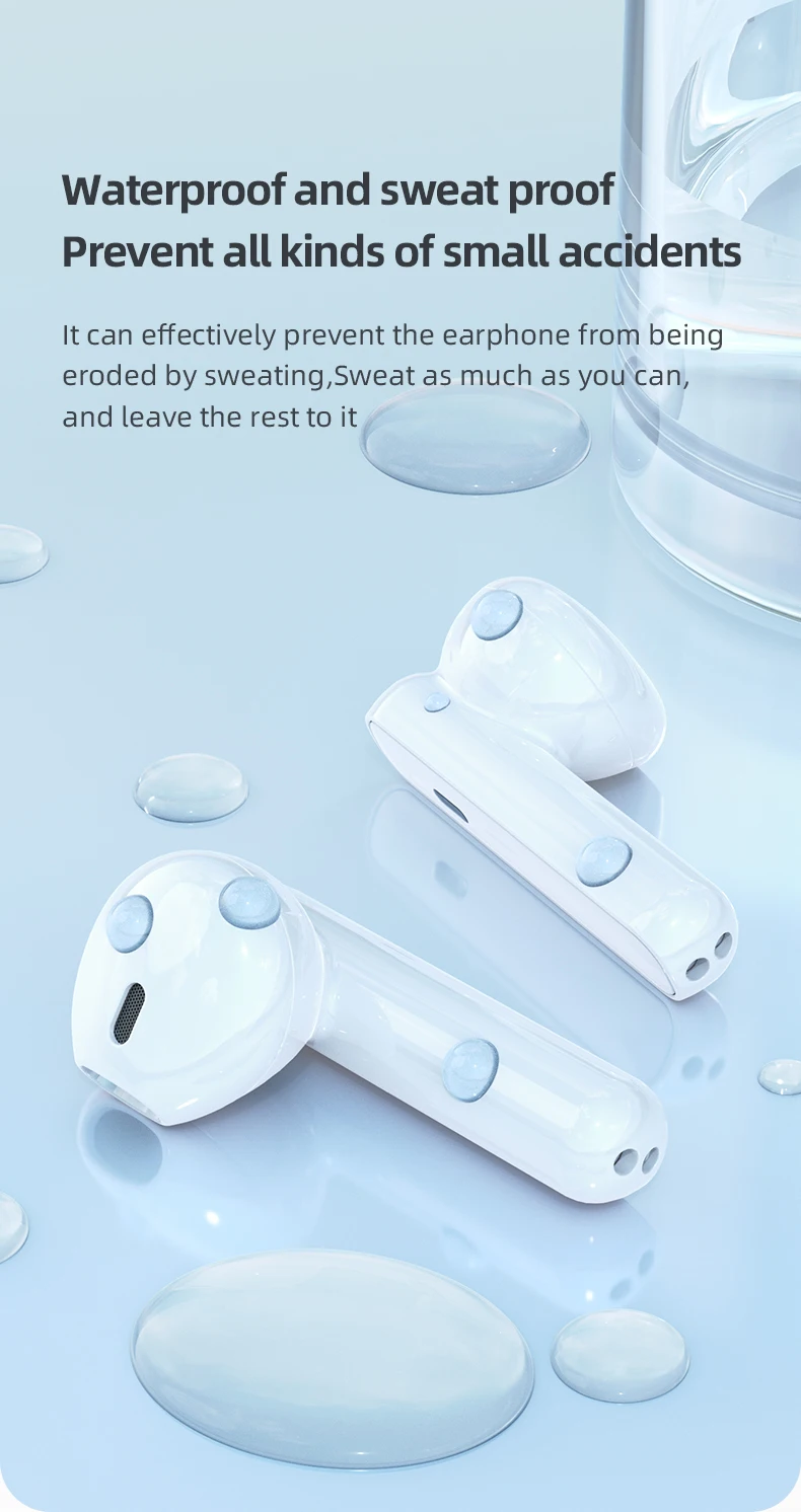 Xiaomi 2022 Bluetooth 5.0 Headsets Wireless Earphone LED Display With Mic Hifi Stereo Sport Earbuds Earphones Bass for Xiaomi