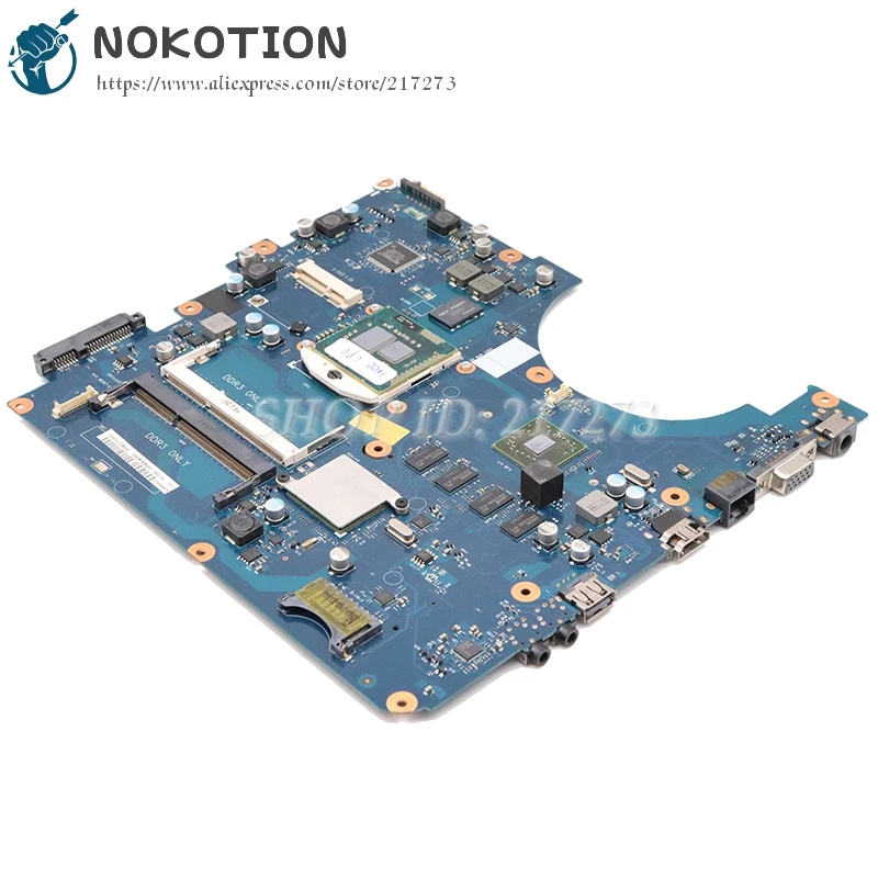 NOKOTION BREMEN-VE для samsung NP-R780 R780 Материнская плата ноутбука BA41-01351A BA41-01352A BA92-06977A 17 дюймов HD5000 DDR3 процессор