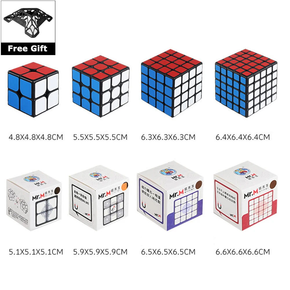 Moyu Marcaron Série 2x2 3x3 4x4 5x5 Pirâmide Jinzita Cubo Mágico De - Foto 2