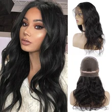 Full Lace Human Hair Wigs With Baby Hair Wavy Pre Plucked Glueless Full Lace Wigs For Women Body Wave Brazilian Hair